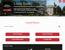 Tablet Screenshot of linda4homes.com